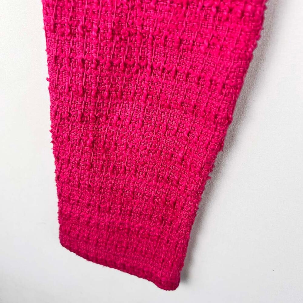 ZARA Tweed Structured Crop Blazer Size Small NWT - Picture 10 of 13